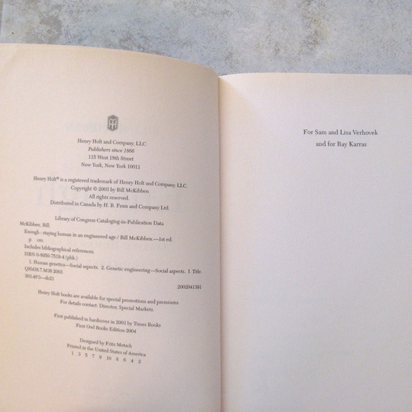 Enough by Bill McKibben Staying Human - Picture 2 of 5